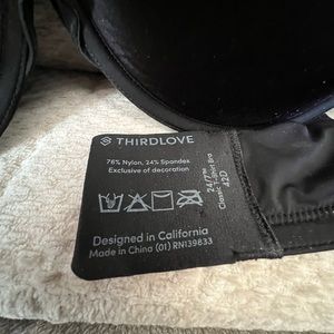Thirdlove Black Bra